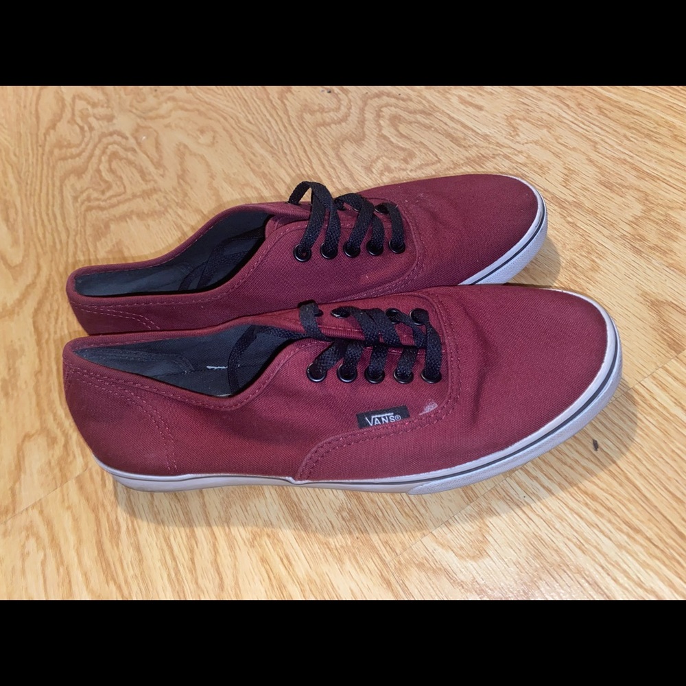 Burgundy Vans